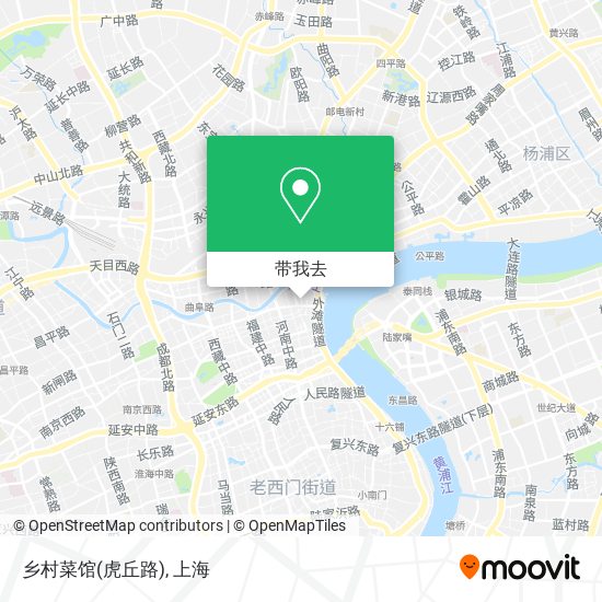 乡村菜馆(虎丘路)地图