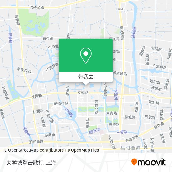 大学城拳击散打地图