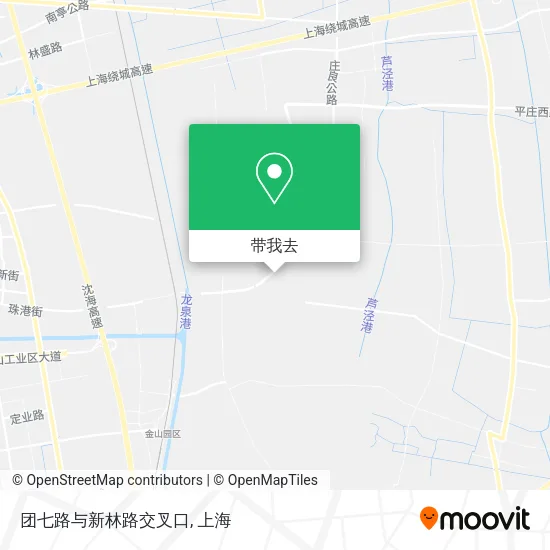 团七路与新林路交叉口地图