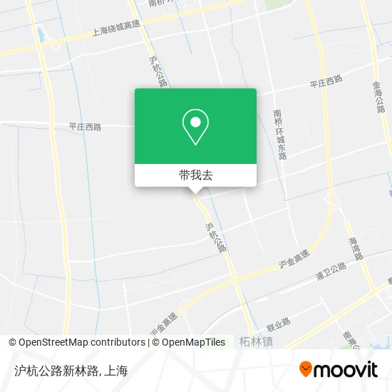 沪杭公路新林路地图