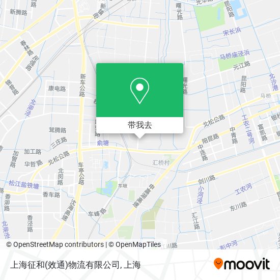 上海征和(效通)物流有限公司地图