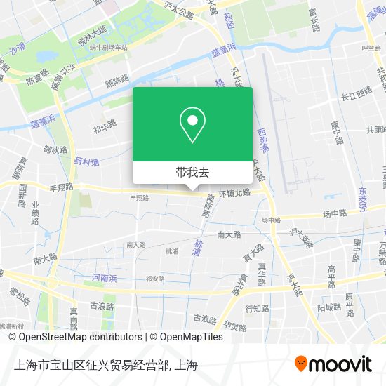 上海市宝山区征兴贸易经营部地图