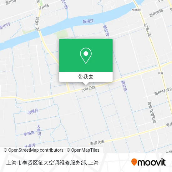 上海市奉贤区征大空调维修服务部地图