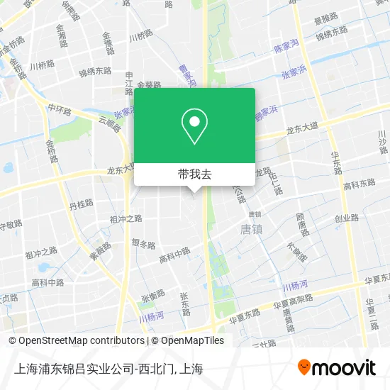 上海浦东锦吕实业公司-西北门地图