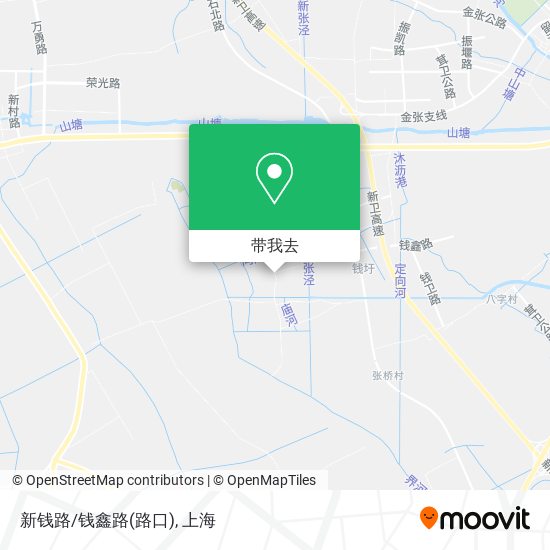 新钱路/钱鑫路(路口)地图