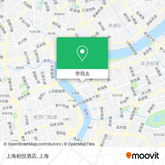 上海柏悦酒店地图