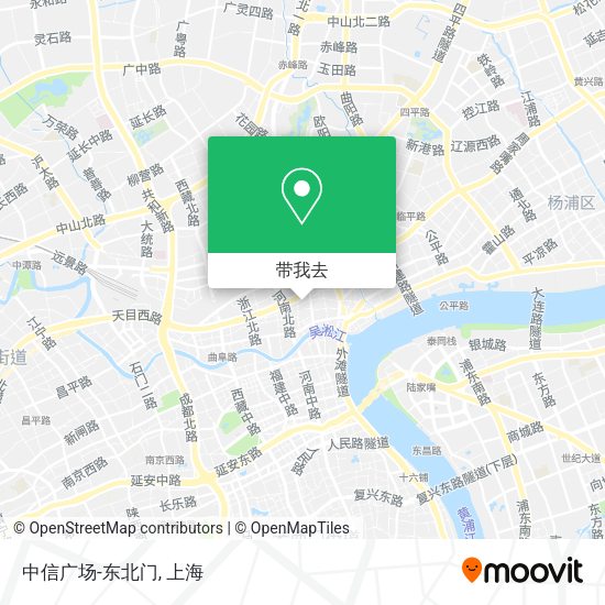 中信广场-东北门地图