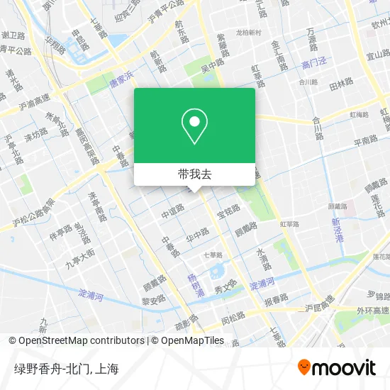 绿野香舟-北门地图