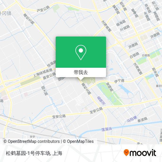 松鹤墓园-1号停车场地图