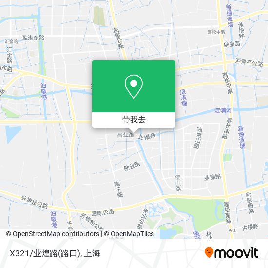 X321/业煌路(路口)地图