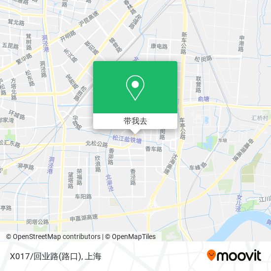 X017/回业路(路口)地图