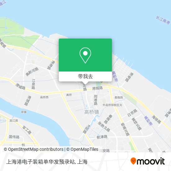 上海港电子装箱单华发预录站地图