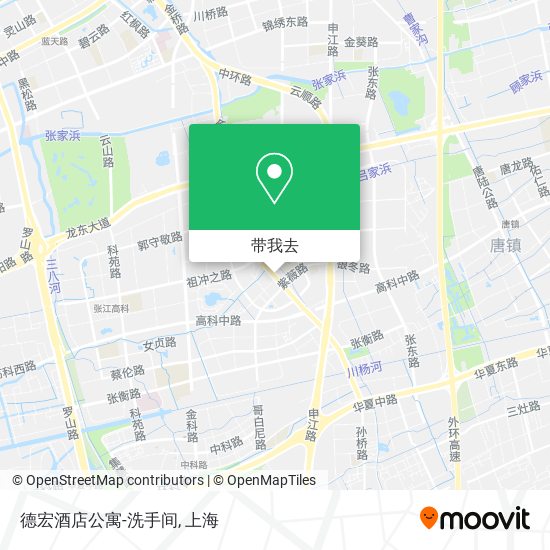 德宏酒店公寓-洗手间地图