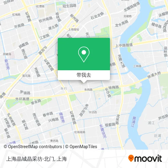 上海晶城晶采坊-北门地图
