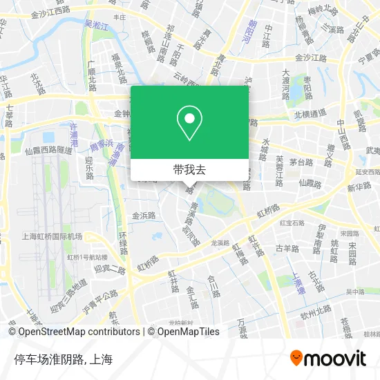 停车场淮阴路地图