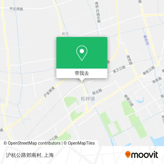 沪杭公路郊南村地图