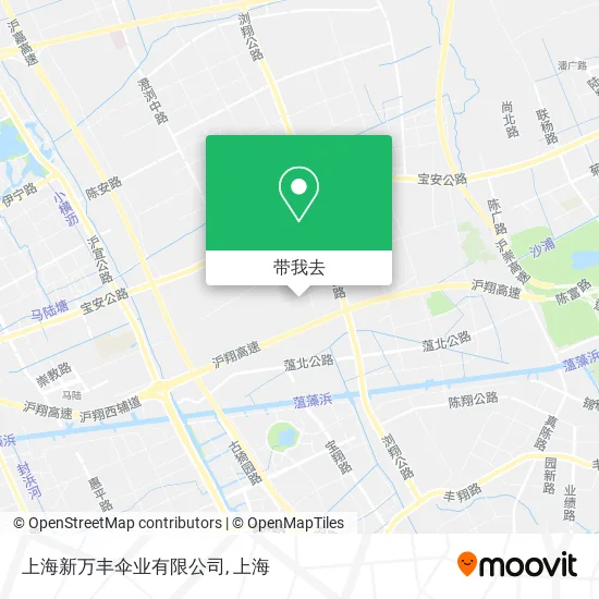 上海新万丰伞业有限公司地图