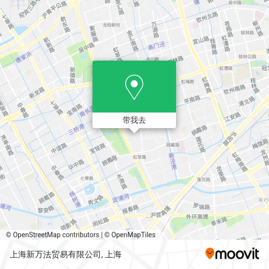 上海新万法贸易有限公司地图