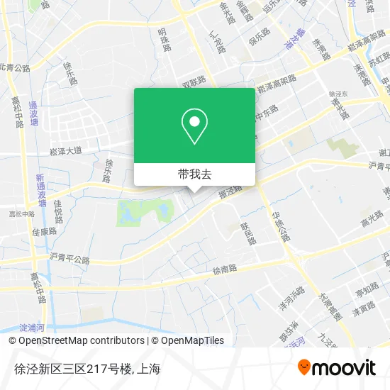 徐泾新区三区217号楼地图