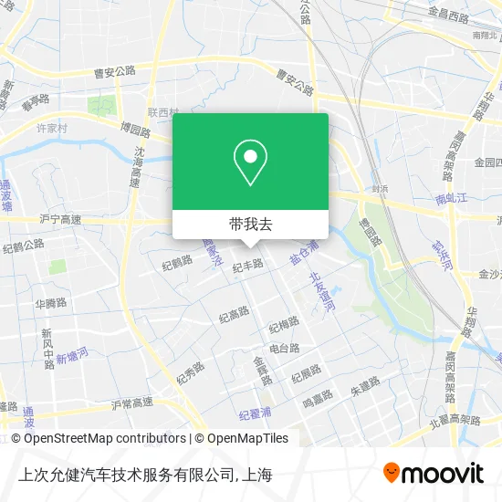 上次允健汽车技术服务有限公司地图