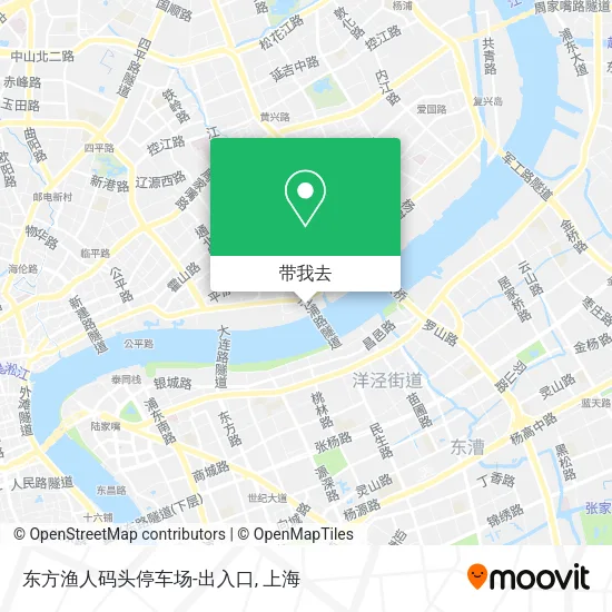 东方渔人码头停车场-出入口地图