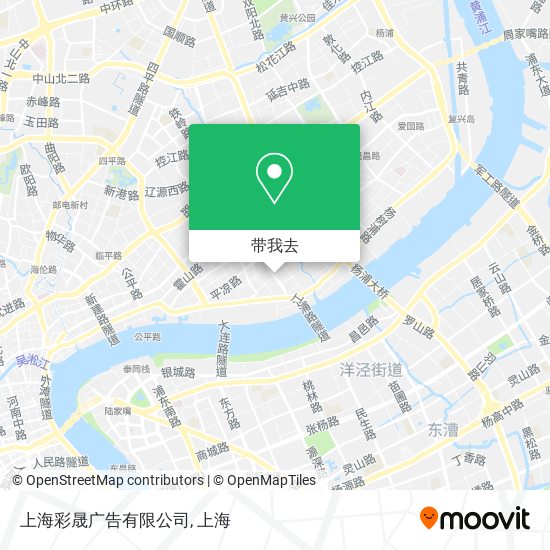 上海彩晟广告有限公司地图