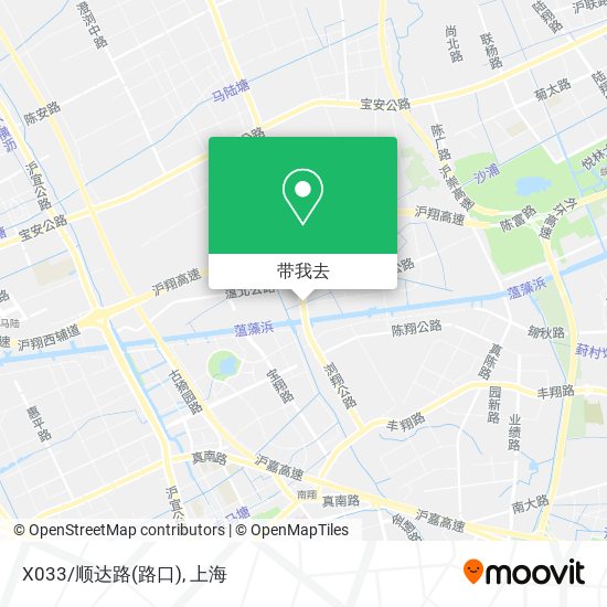 X033/顺达路(路口)地图