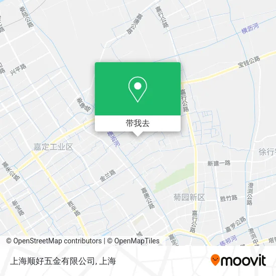 上海顺好五金有限公司地图