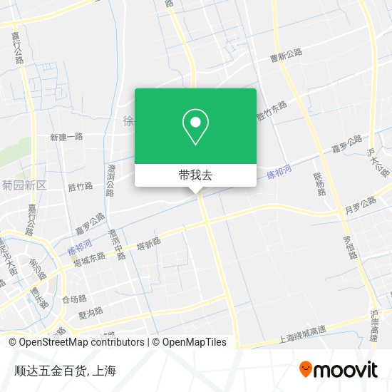 顺达五金百货地图