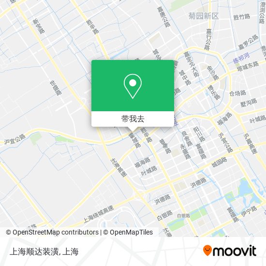 上海顺达装潢地图