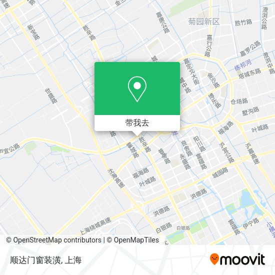 顺达门窗装潢地图