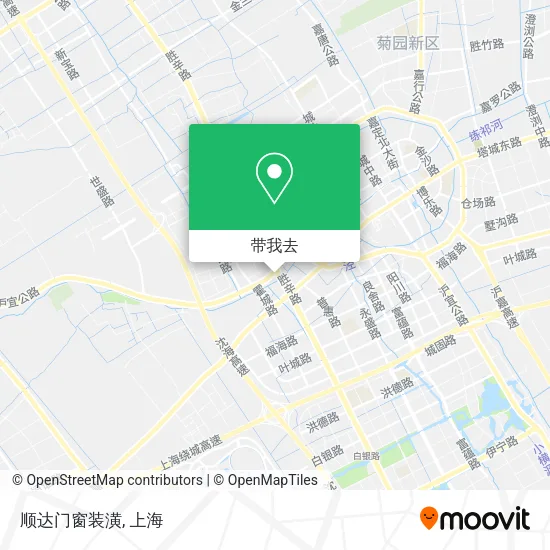 顺达门窗装潢地图