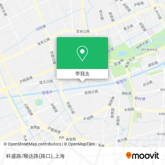 科盛路/顺达路(路口)地图