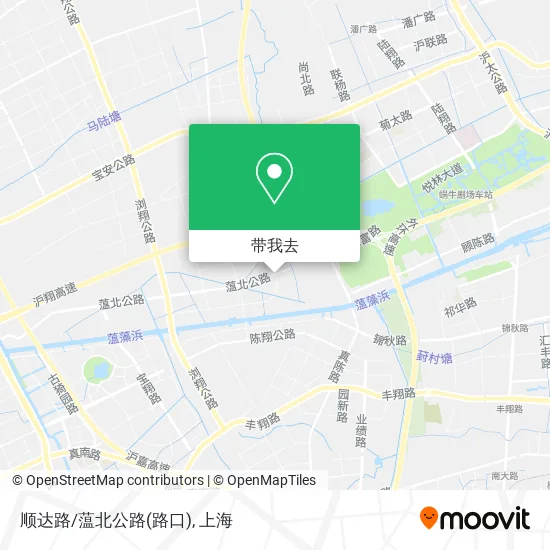 顺达路/蕰北公路(路口)地图