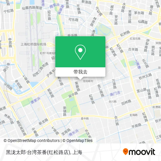 黑泷太郎·台湾茶番(红松路店)地图