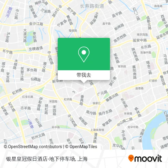银星皇冠假日酒店-地下停车场地图