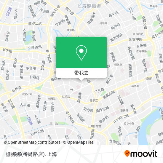 姗娜娜(番禺路店)地图