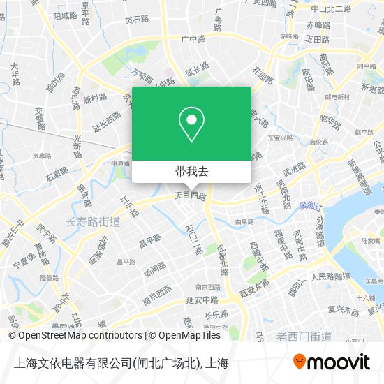 上海文依电器有限公司(闸北广场北)地图
