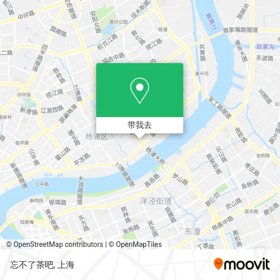 忘不了茶吧地图