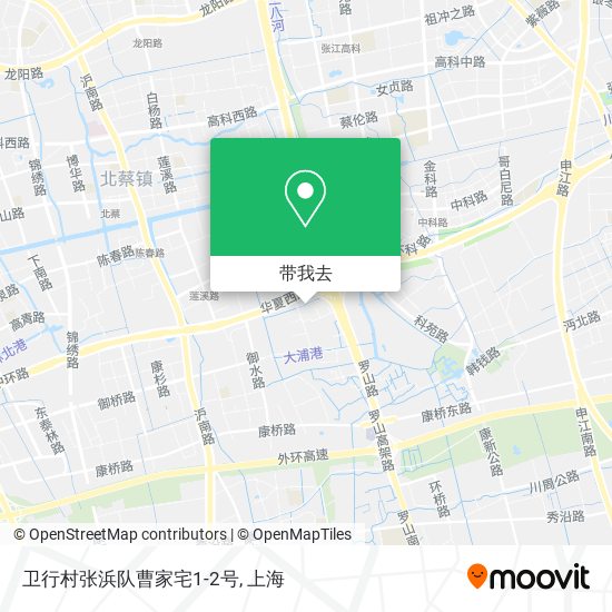 卫行村张浜队曹家宅1-2号地图