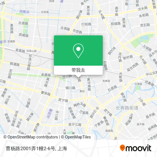曹杨路2001弄1幢2-6号地图