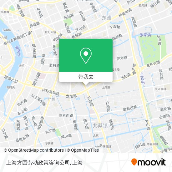 上海方园劳动政策咨询公司地图