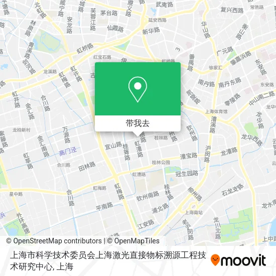 上海市科学技术委员会上海激光直接物标溯源工程技术研究中心地图