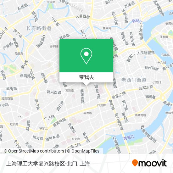 上海理工大学复兴路校区-北门地图