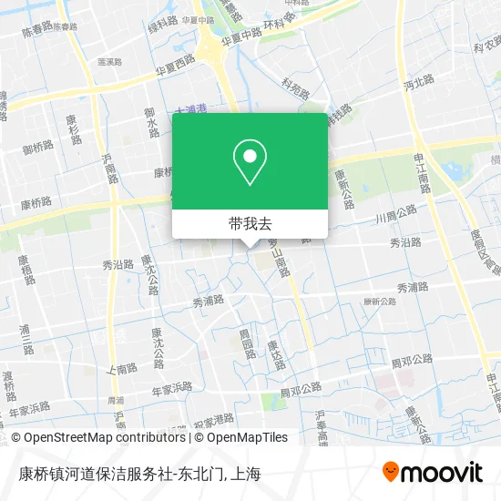 康桥镇河道保洁服务社-东北门地图