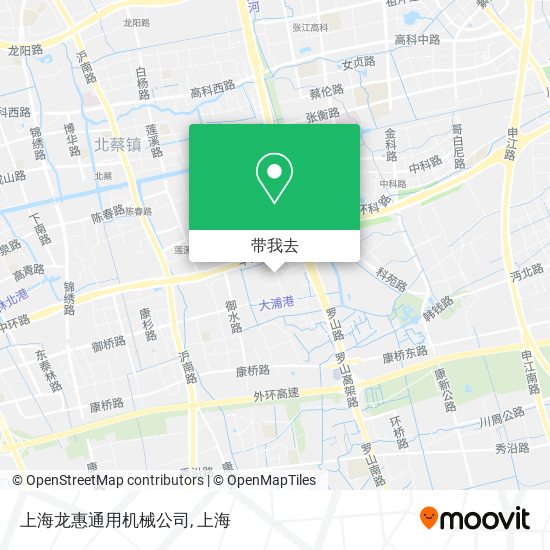 上海龙惠通用机械公司地图