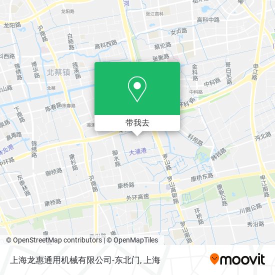 上海龙惠通用机械有限公司-东北门地图