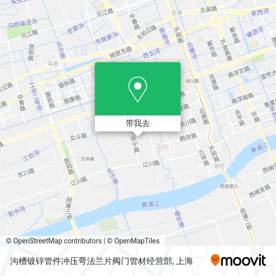 沟槽镀锌管件冲压弯法兰片阀门管材经营部地图