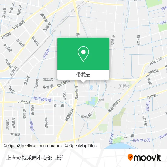上海影视乐园小卖部地图