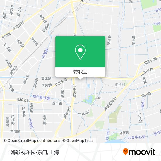 上海影视乐园-东门地图